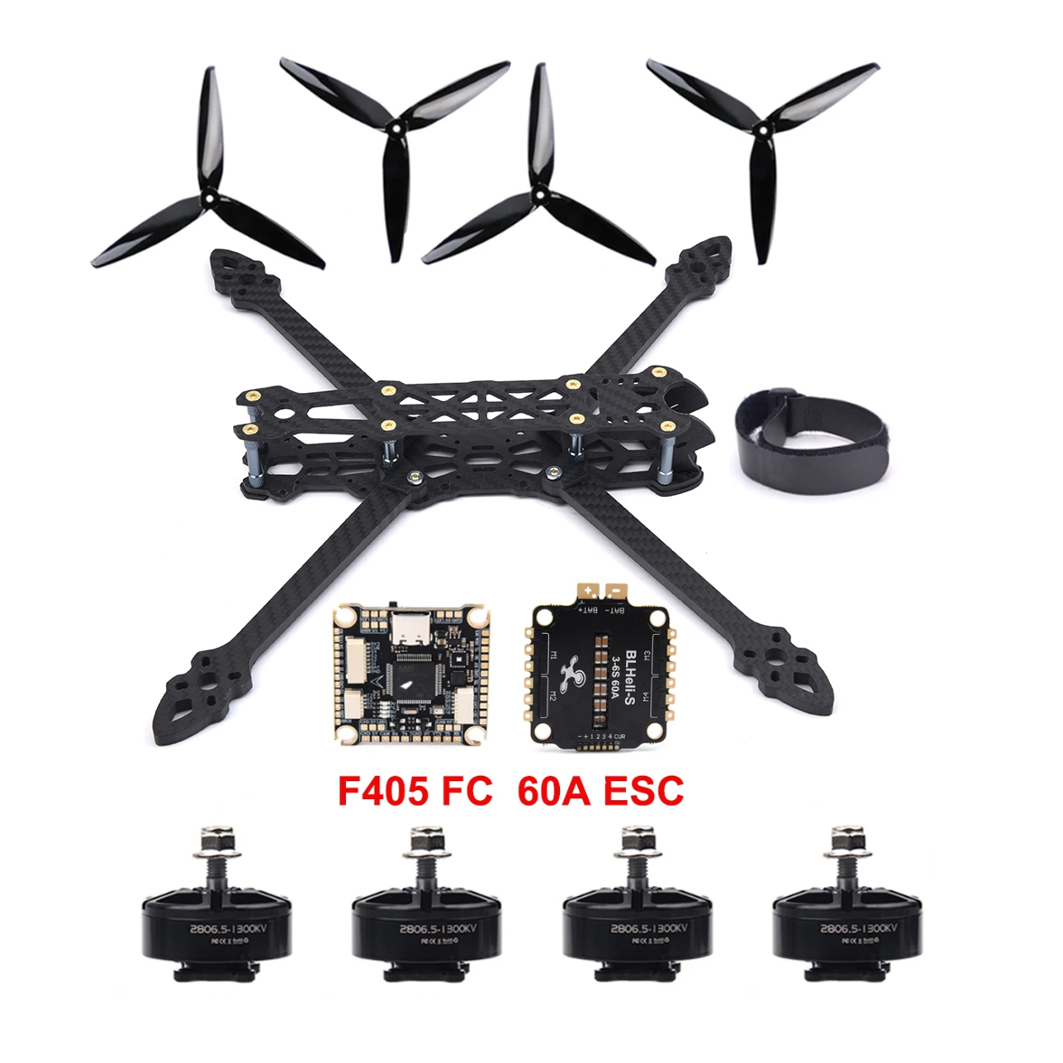 Hobby Queen Rc - Mark4 7inch 295mm Carbon Fiber Frame