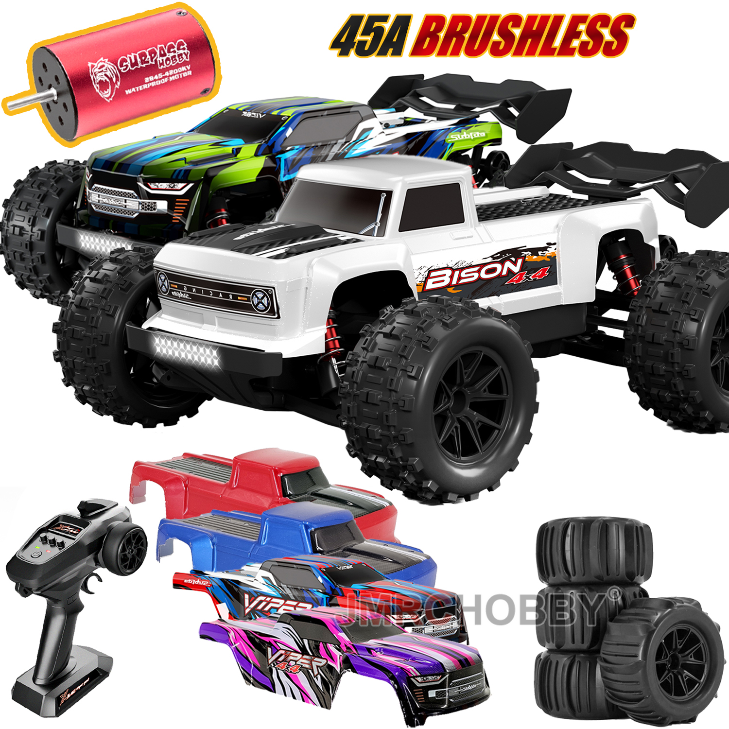 Rc Hobby Off Road - 1/16 RTR Brushless Fast RC Cars