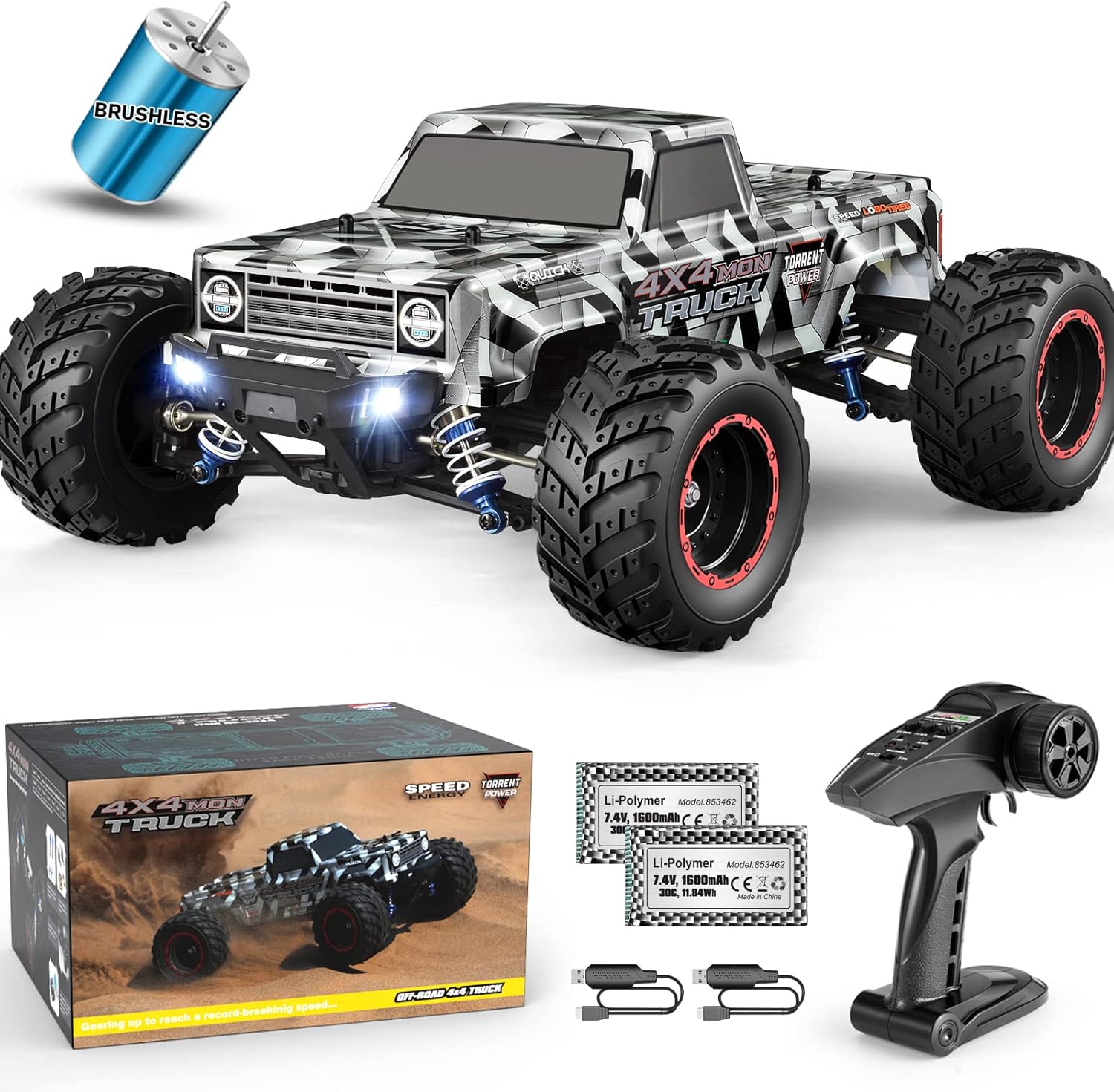 Brushless RC Cars 1/12 Scale,  - đánh giá và giá Rc Hobby Grade Monster Truck