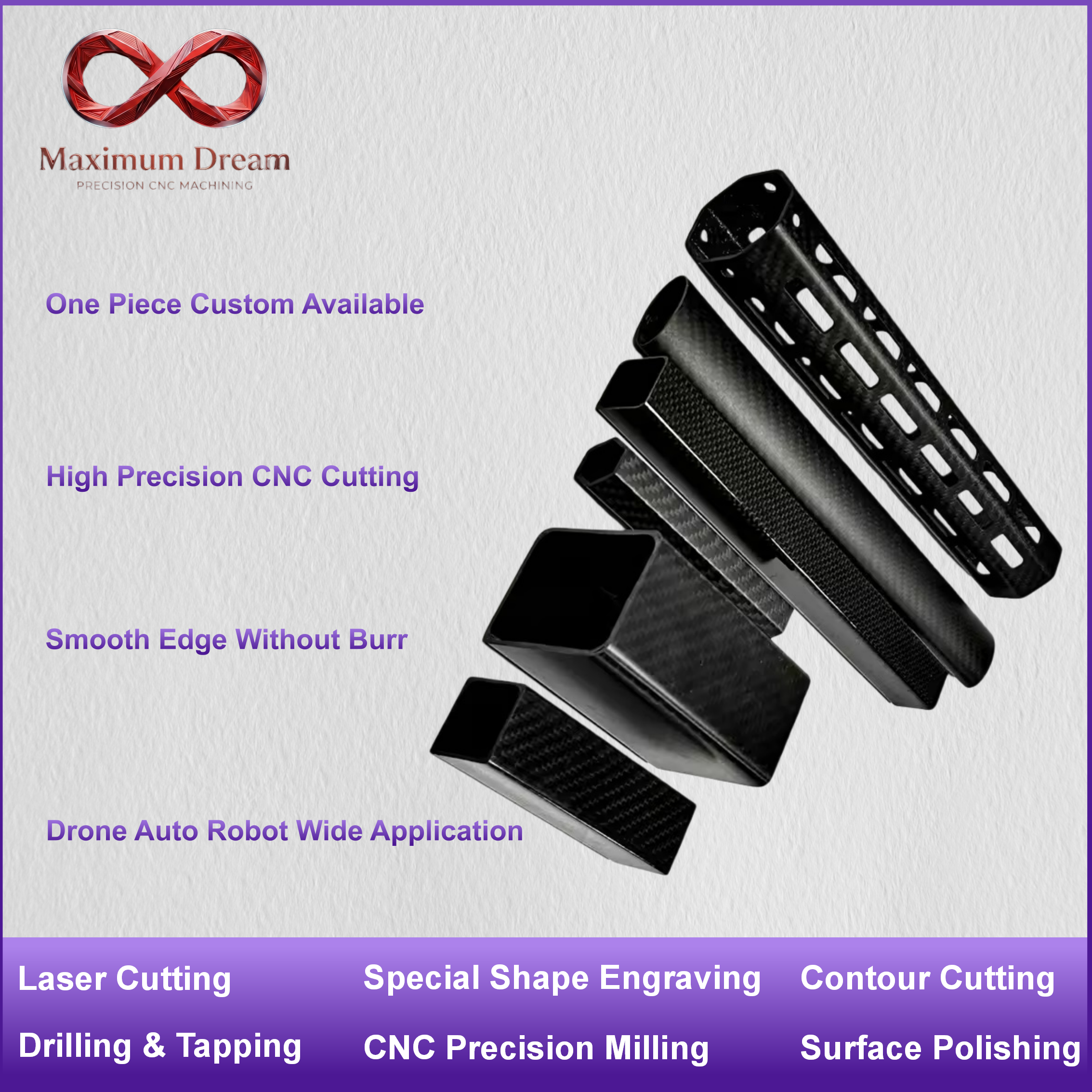 Custom CNC Carbon Fiber Tube D - đánh giá và giá Rc Hobby Youtube