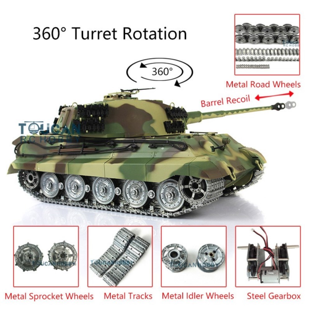 US Stock 1/16 Heng Long 7.0 Cu - đánh giá và giá Rc Hobby Tank