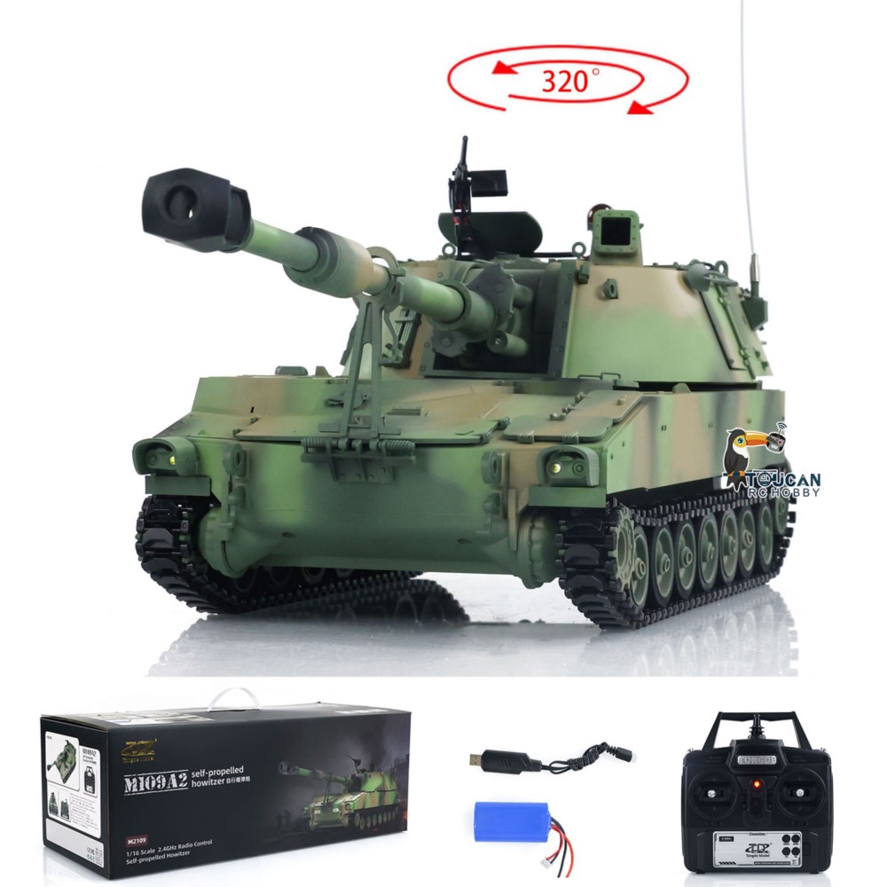 Tongde M109A2 RC 1/16 Military - đánh giá và giá Rc Hobby Tank