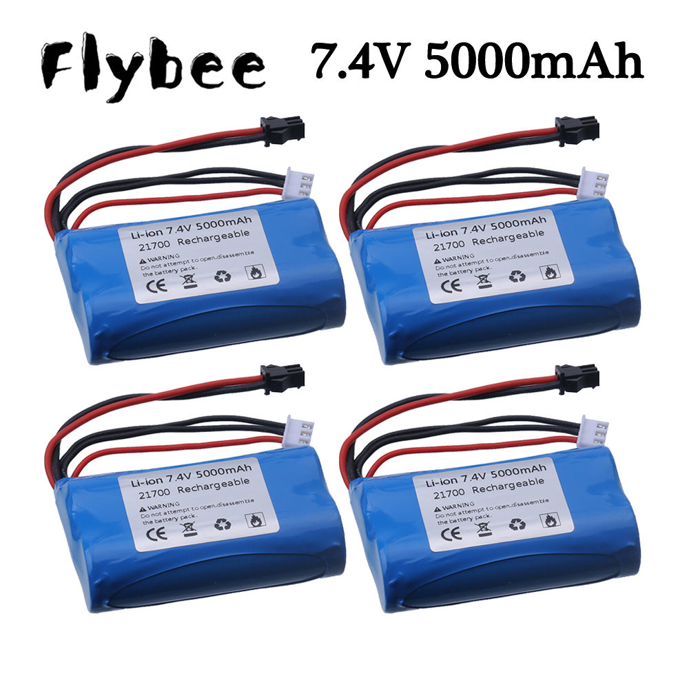 (SM Plug) 7.4V 5000mAH 21700 L - đánh giá và giá Rc Hobby Tank
