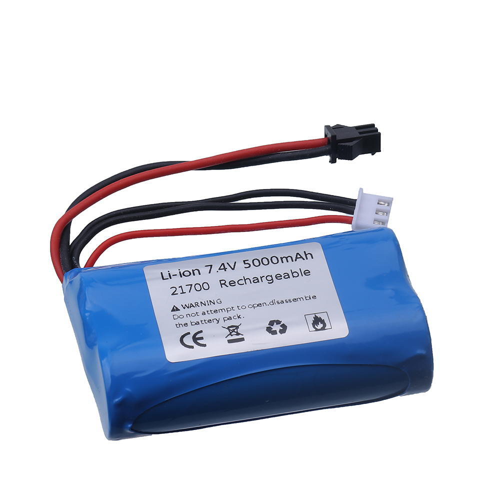 (SM Plug) 7.4V 5000mAH 21700 L - đánh giá và giá Rc Hobby Tank
