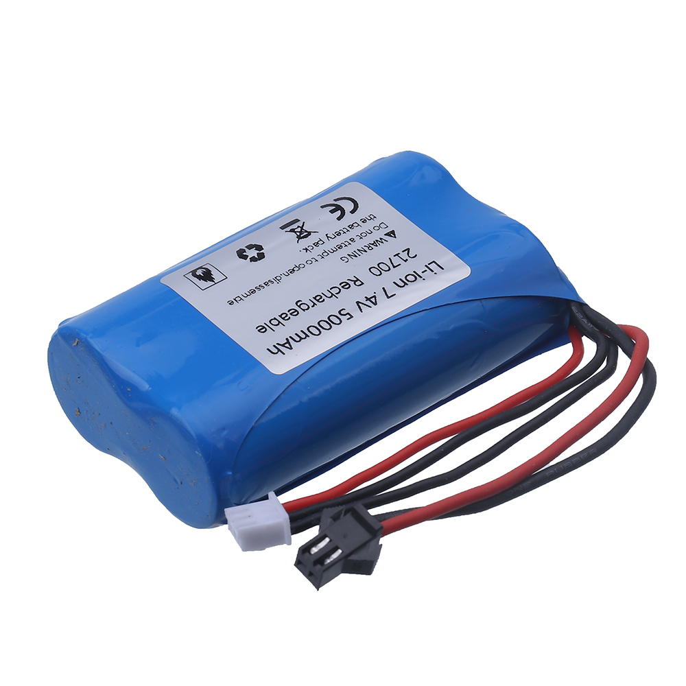 (SM Plug) 7.4V 5000mAH 21700 L - đánh giá và giá Rc Hobby Tank
