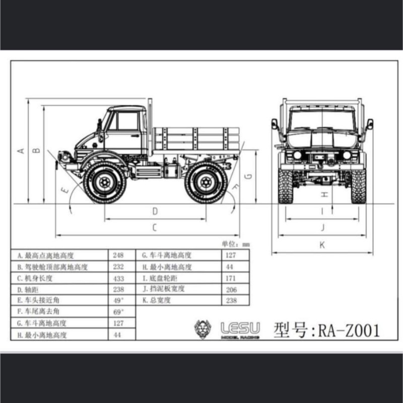 KIT 4*4 LESU UM406 RC Metal Cr - đánh giá và giá Rc Hobby Off Road