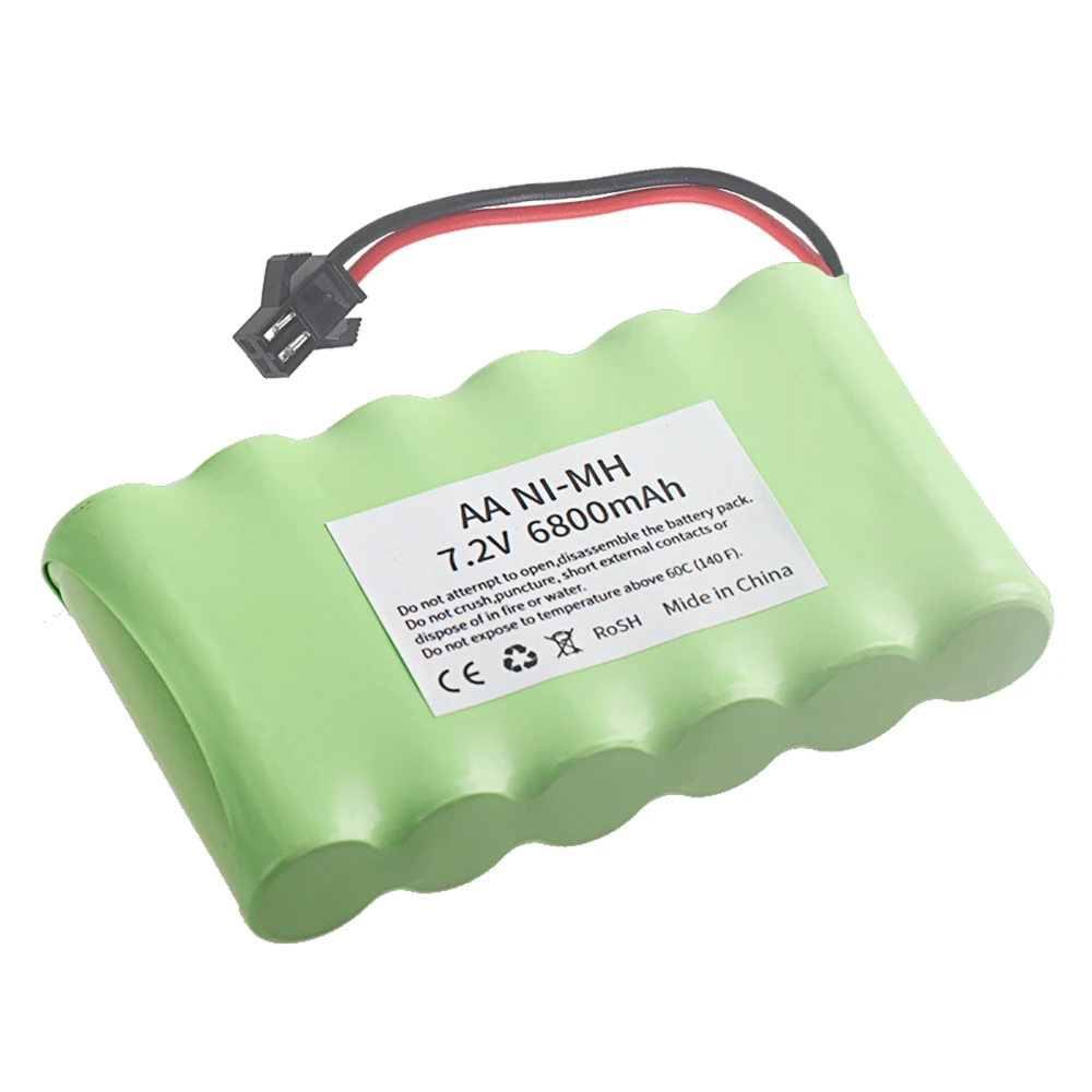 Ni-MH 7.2V 6800mAh SM Plug Bat - đánh giá và giá Rc Hobby Tank
