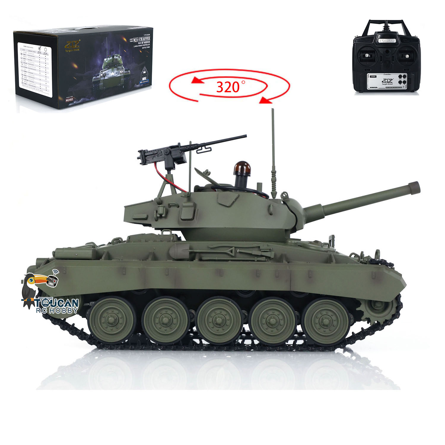 Toys Tongde 1/16 M24 Chaffee R - đánh giá và giá Rc Hobby Tank