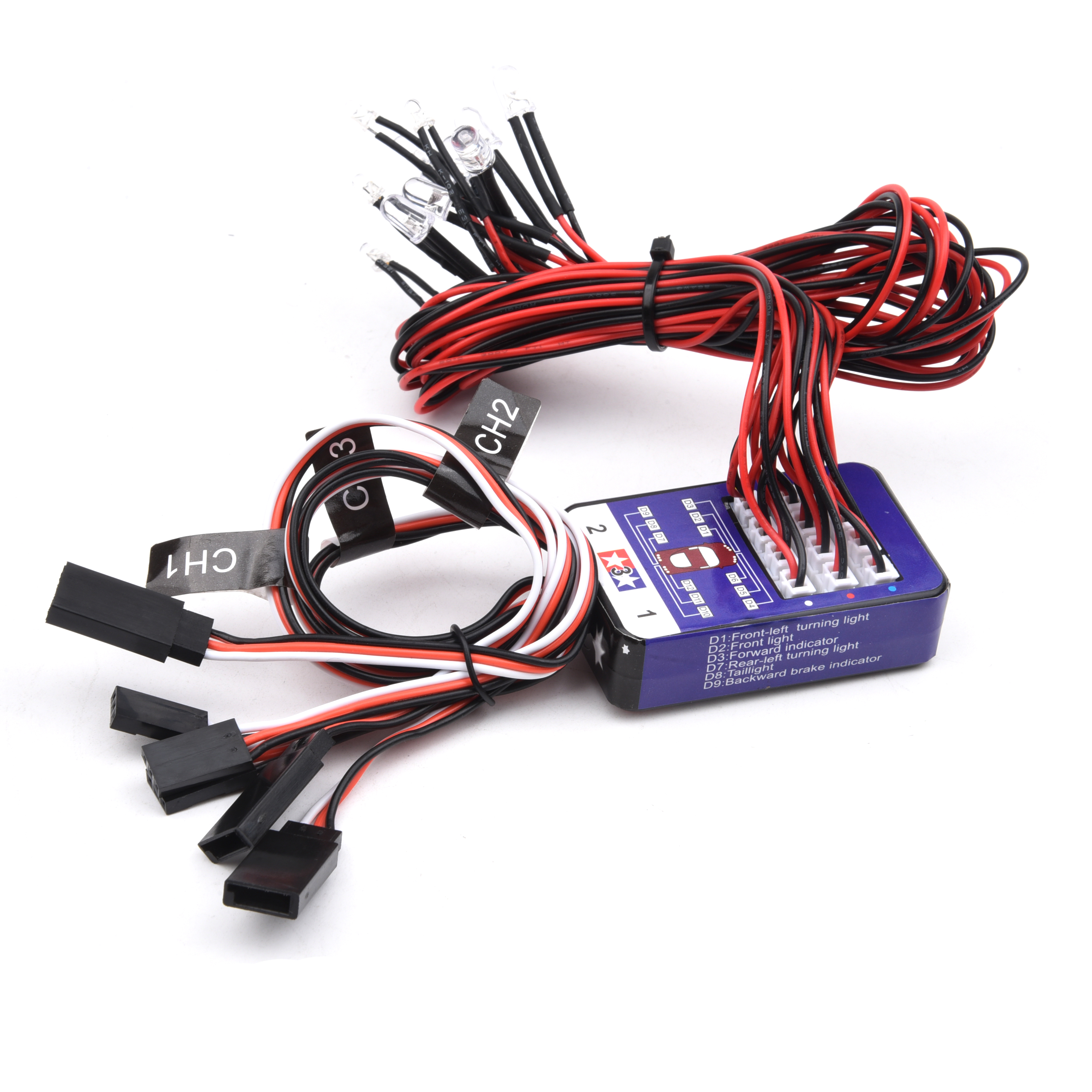 Simulation Flash Light 12 LED  - đánh giá và giá Hobby Queen Rc